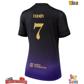 Barcelona Fermin Lopez #7 Replica Away Stadium Shirt for Women 2026-27 Short Sleeve